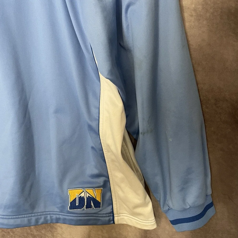 Vintage Y2K Reebok NBA Denver Nuggets Full‎ Zip Warmup Jacket Size 3XL